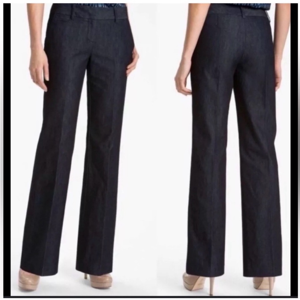Halogen Jean Style Taylor Fit Trousers - Indigo